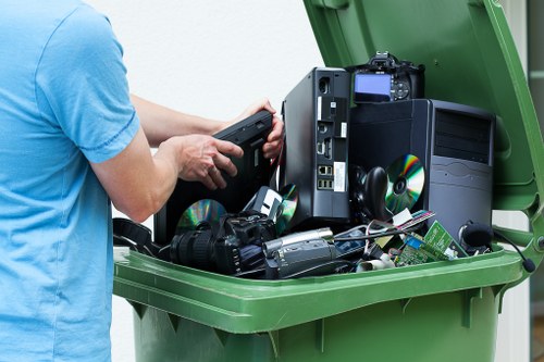 Commercial waste collection in Bracknell office area