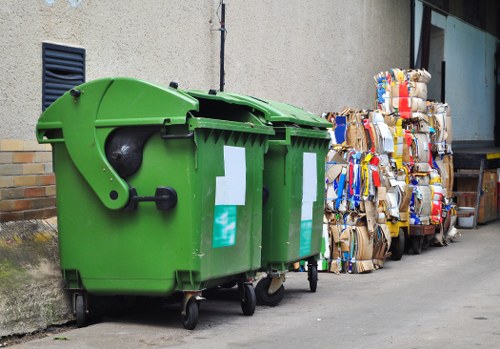 Eco-friendly waste processing facility powered by renewable energy in Bracknell